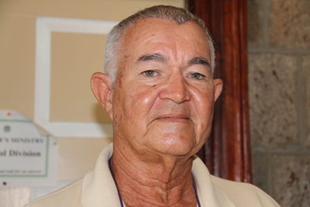 Former Director of Fisheries on Nevis who was instrumental in the initial plans for construction of the new Charlestown Community Fisheries Complex at Gallows Bay Captain Arthur Anslyn pledges support for the project